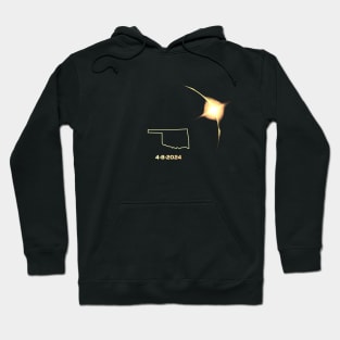 Solar Eclipse 2024 Oklahoma Hoodie